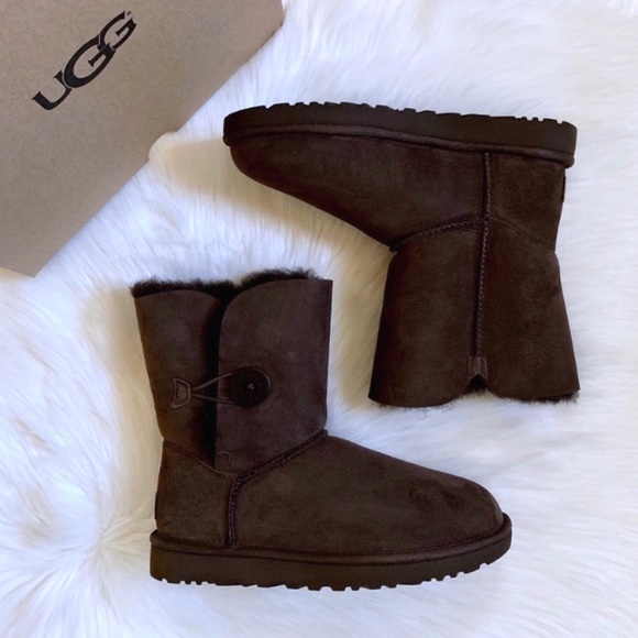 UGG Shoes - UGG Chocolate Bailey Button II Boots